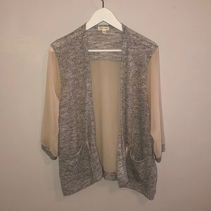 UO Silence + Noise 3/4 Sleeve Cardigan